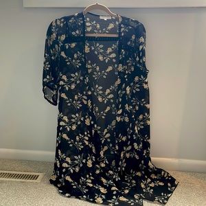 Flowy cardigan short sleeve